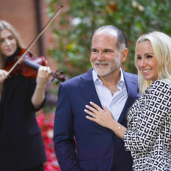 Pippa Griffin proposal violinist