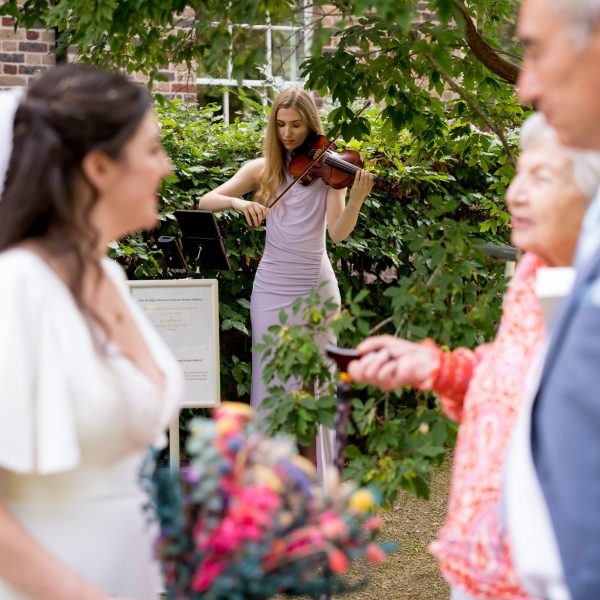 Pippa Griffin wedding violinist - Orleans House Gallery